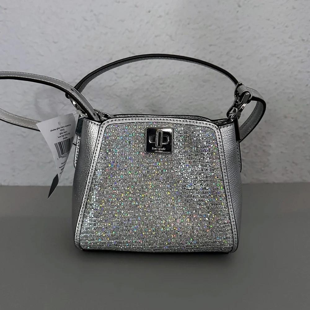 NWT KATE SPADE Phoebe Glitter Mini‎ Top Handle Crossbody